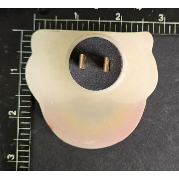 Vintage 80s Lucite Rainbow Night Light "Tom" Name Clouds Working Condition - Picture 10 of 11